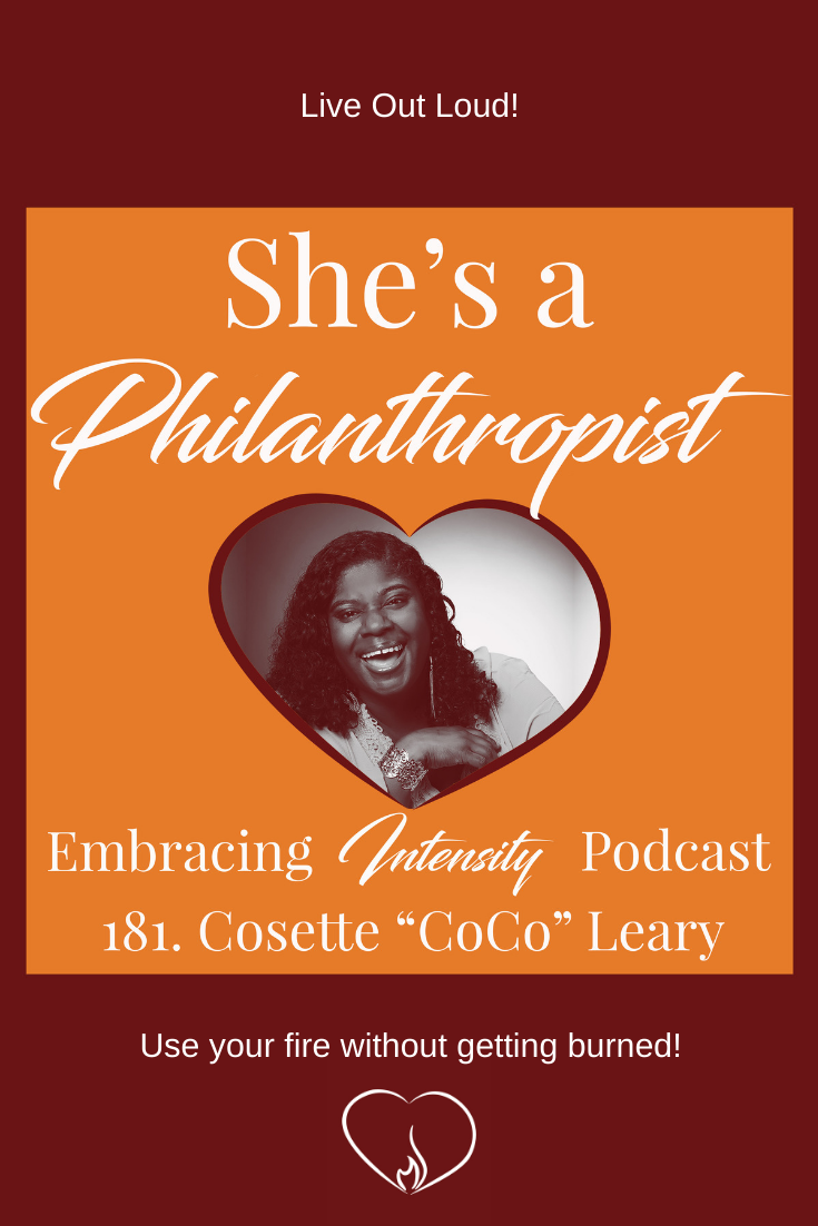 Live out loud with Cosette "CoCo" Leary
