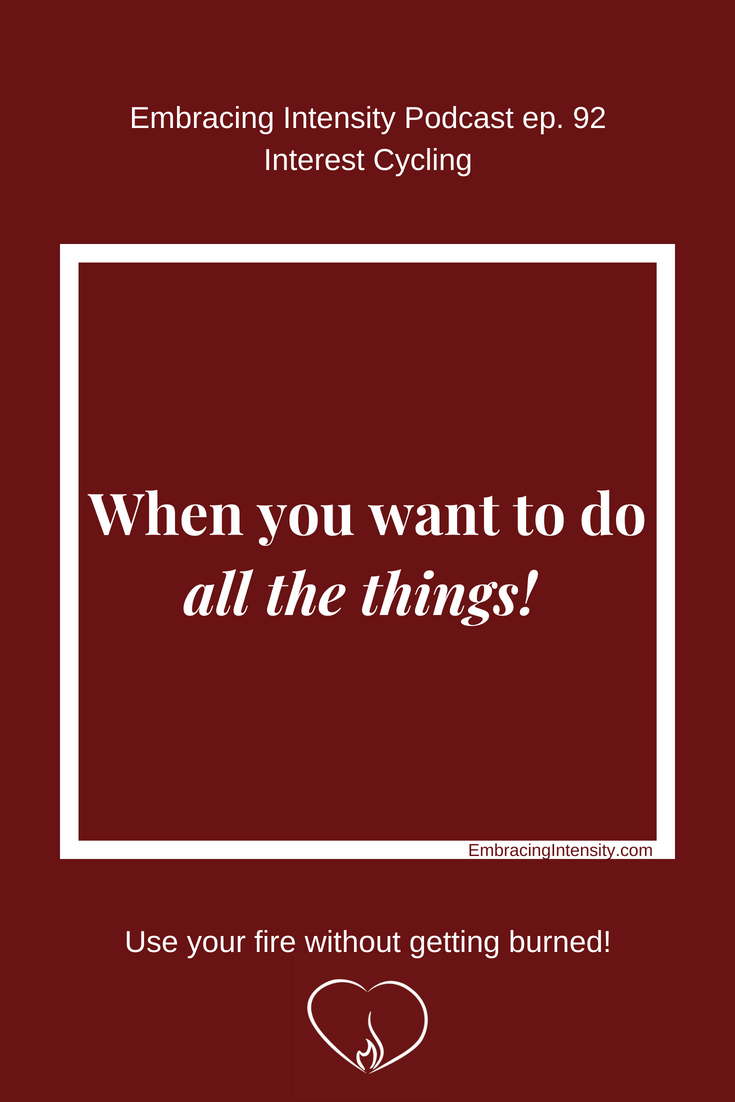 When you want to do ALL THE THINGS!