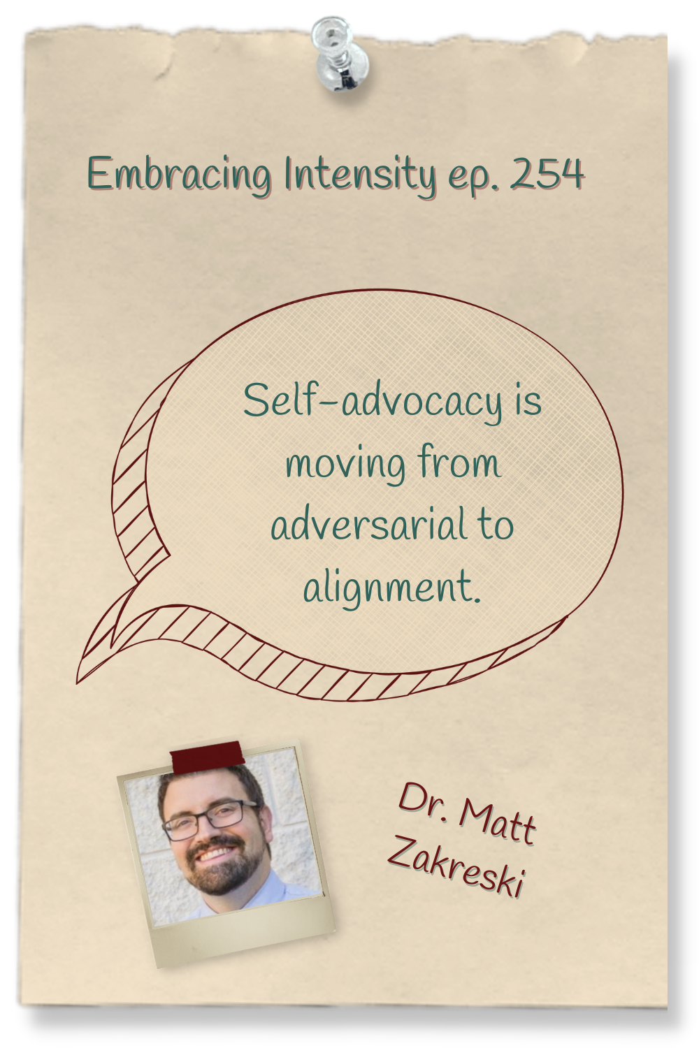 Self-advocacy is moving from adversarial to alignment.