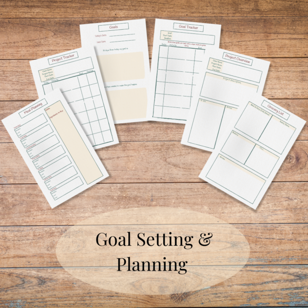 Executive Functioning Planner Bundle Embracing Intensity